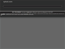 Tablet Screenshot of optad.com
